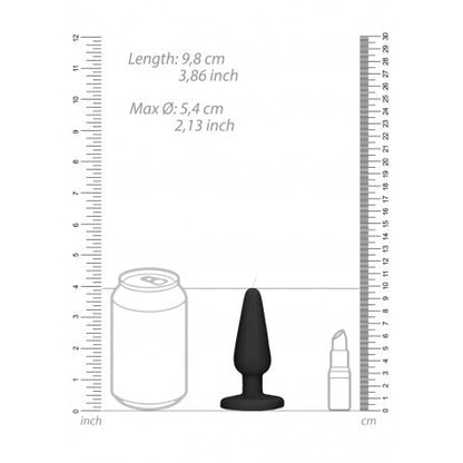 CANDELA SCANDALOUS CANDLES BUTT PLUG BLACK