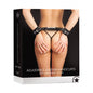 Cintura con manette Adjustable Leather Handcuffs - Black
